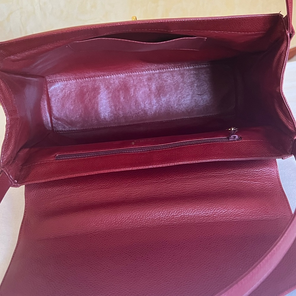 Chanel Envelope Flap Bag dark red - Picture 7 of 17